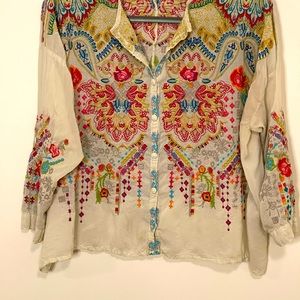 Beautiful Johnny Was Blouse.